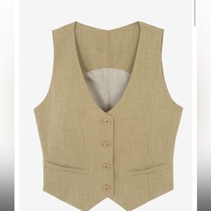 Never worn Gladys Vest from Frankie Shop